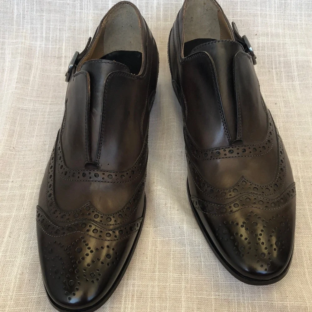 Single Monk Strap Wingtip - Picture 1 of 8